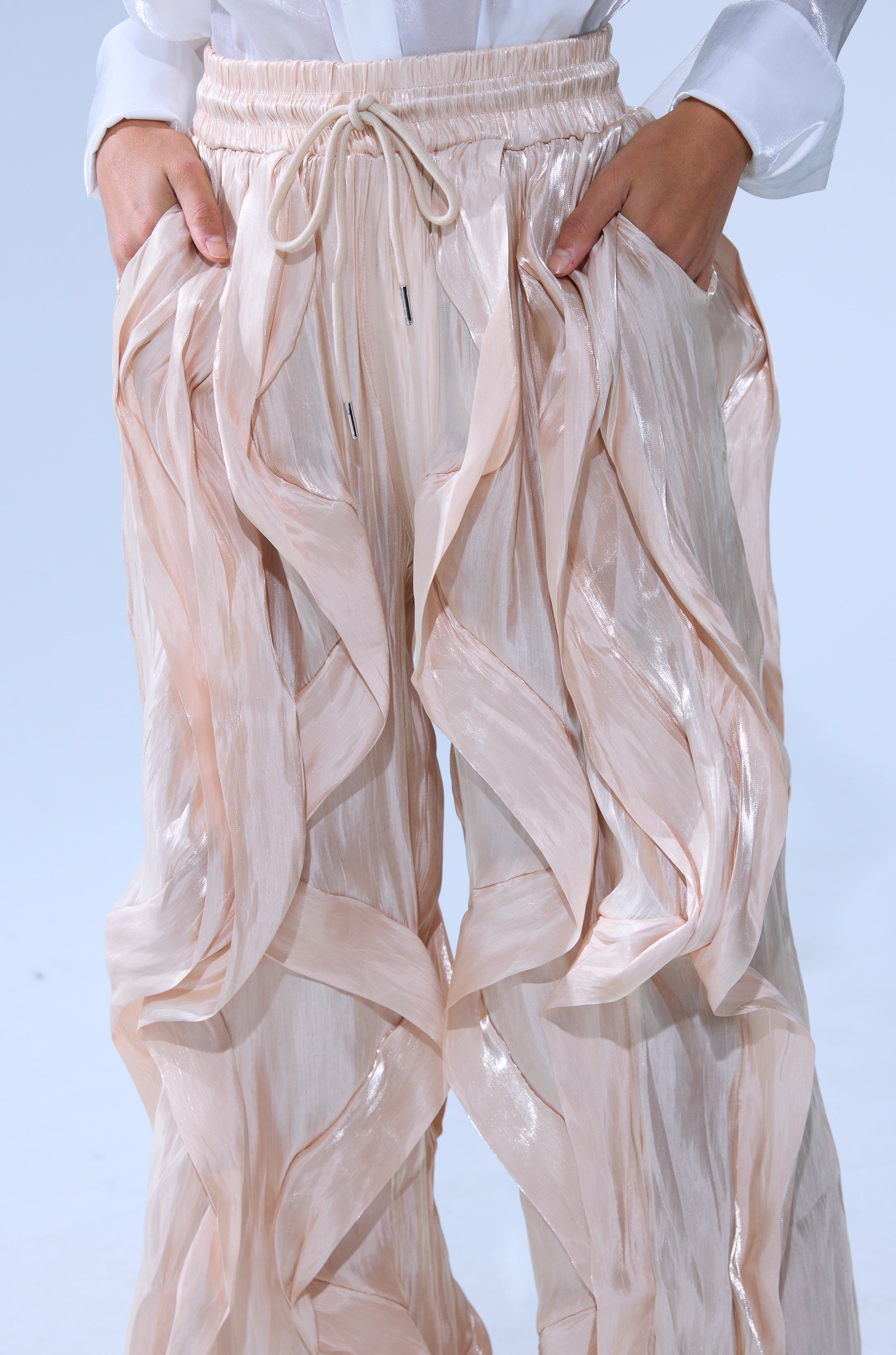 COOLEST ON THE BLOCK SATIN JOGGER