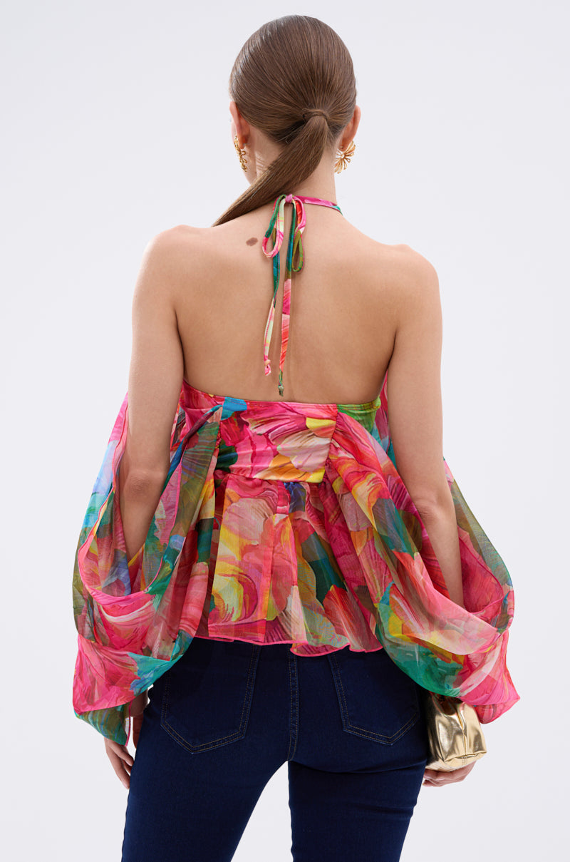 JAZZY FLORAL BLOUSE