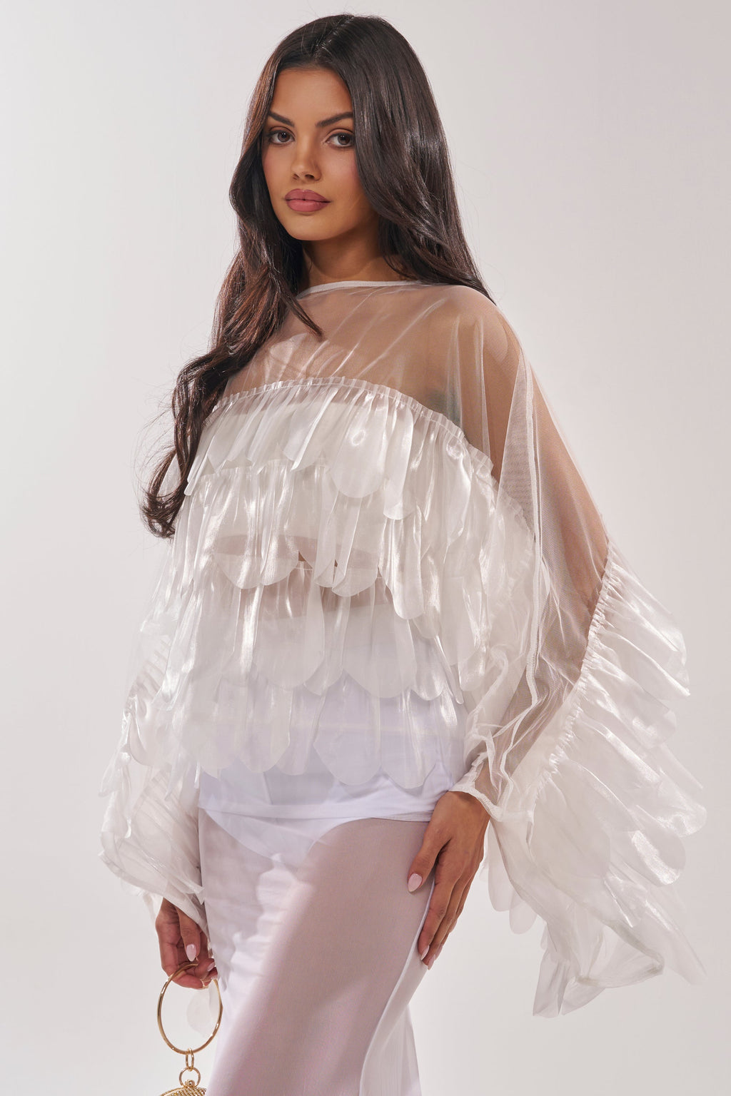 RUFFLE CITY BLOUSE