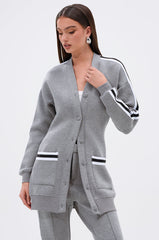 YOU KNOW THE DRILL CARDIGAN