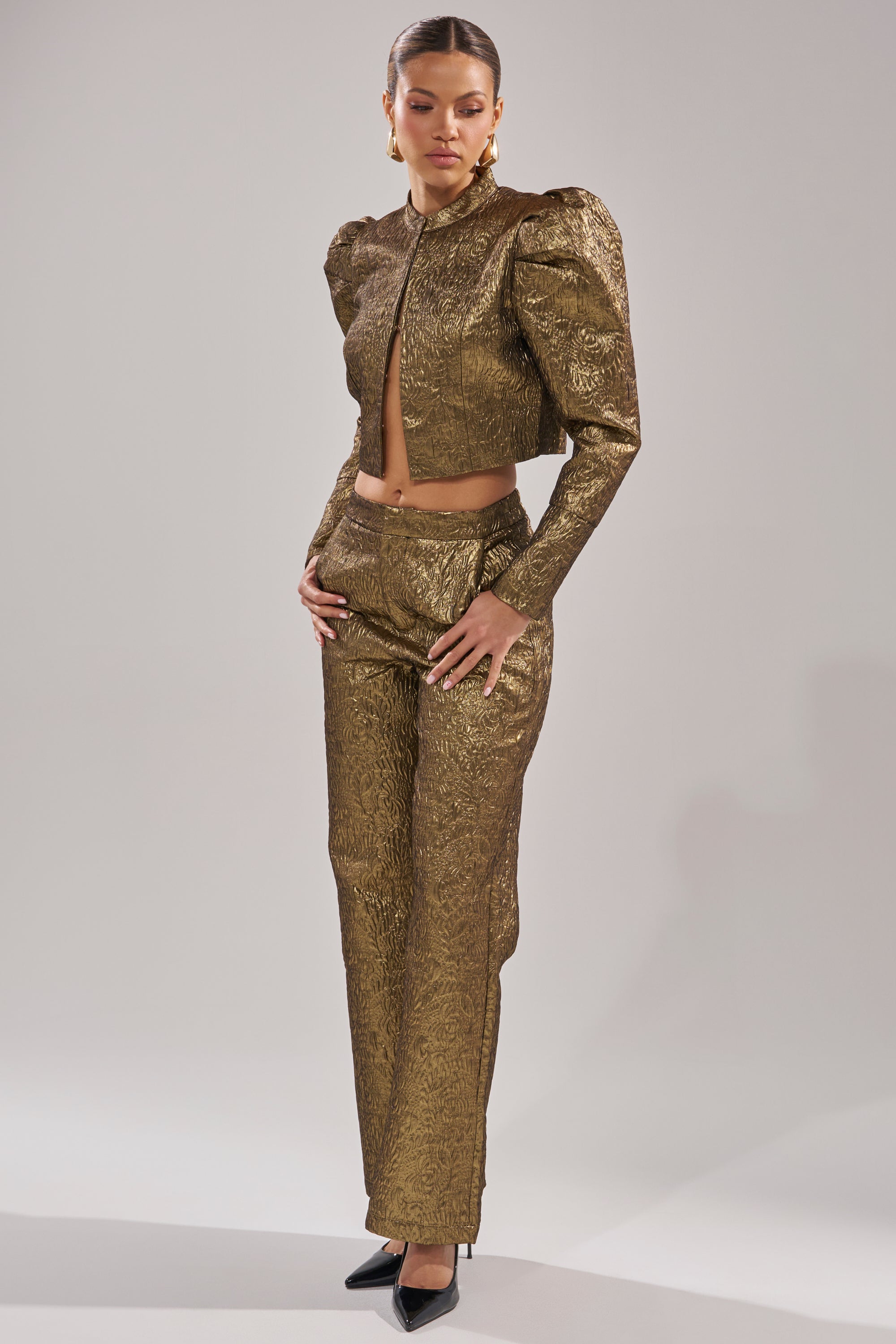DAPHNE BROCADE TROUSER