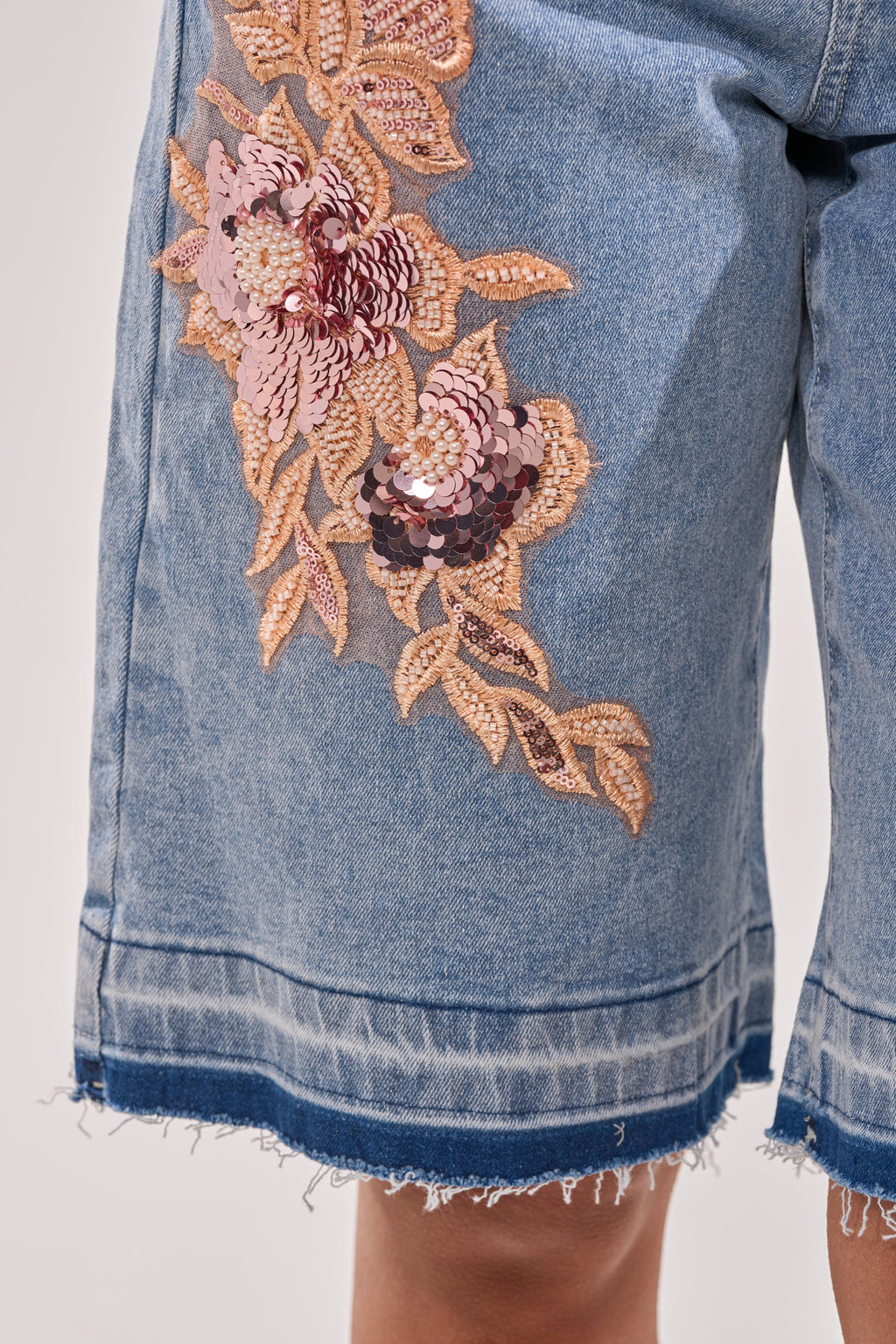 TRY ME DENIM BERMUDA SHORT