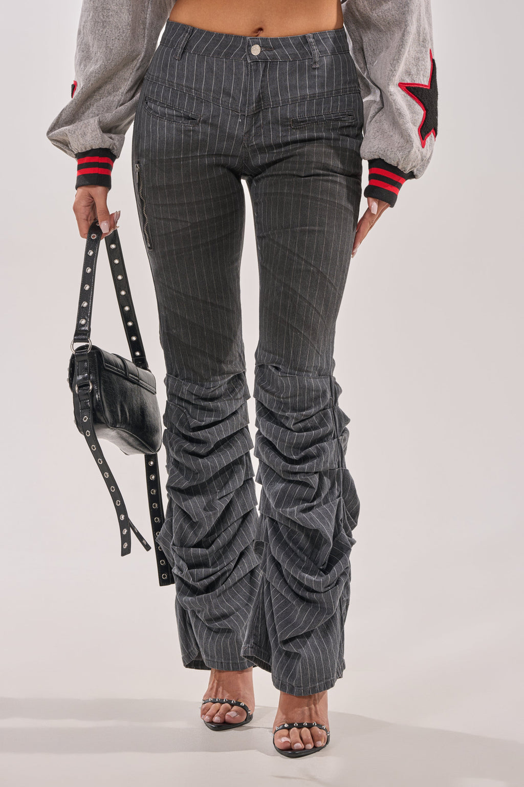 TALK TO ME STRIPE TROUSER