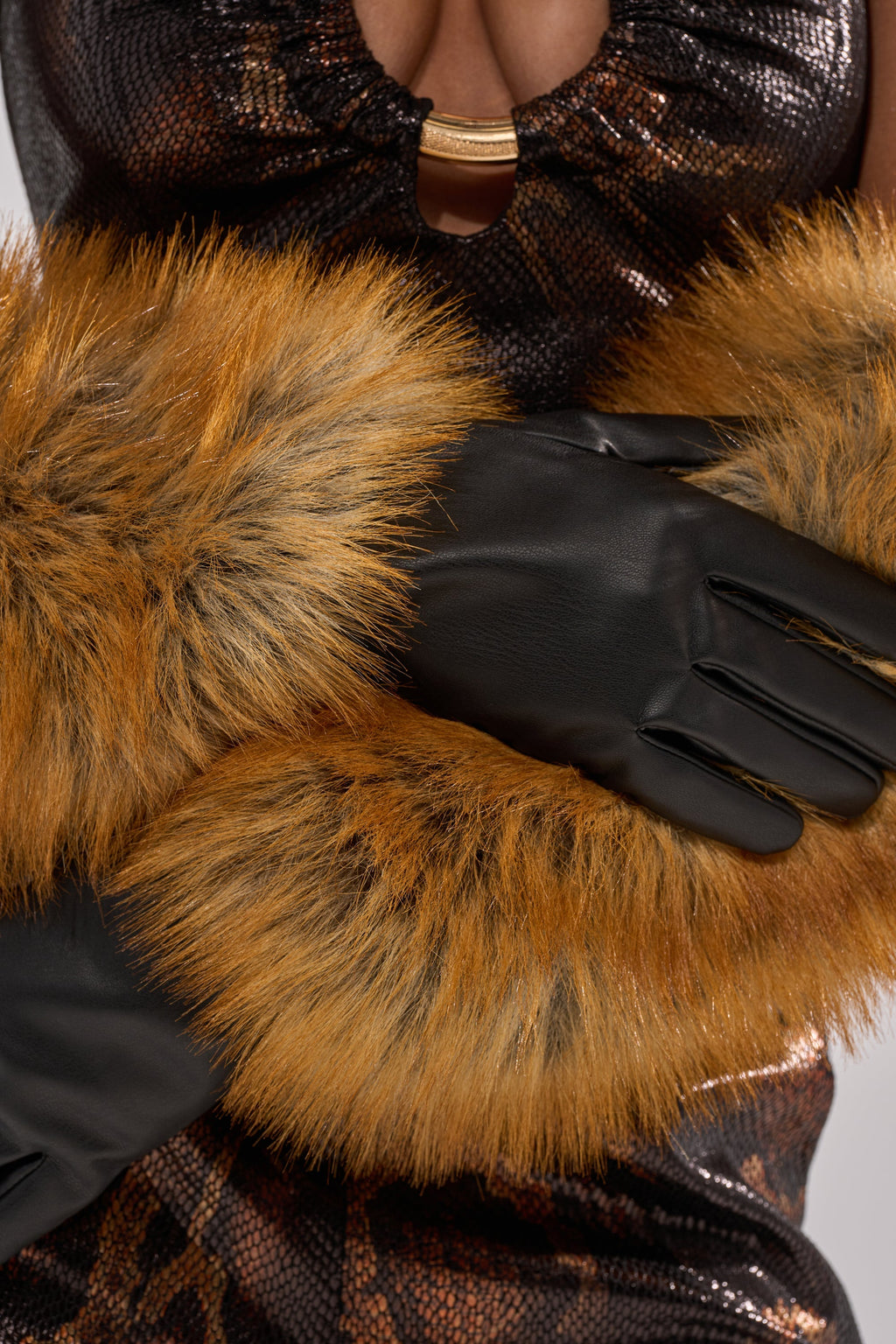 TOO EXPENSIVE FOR YOU FAUX FUR GLOVES