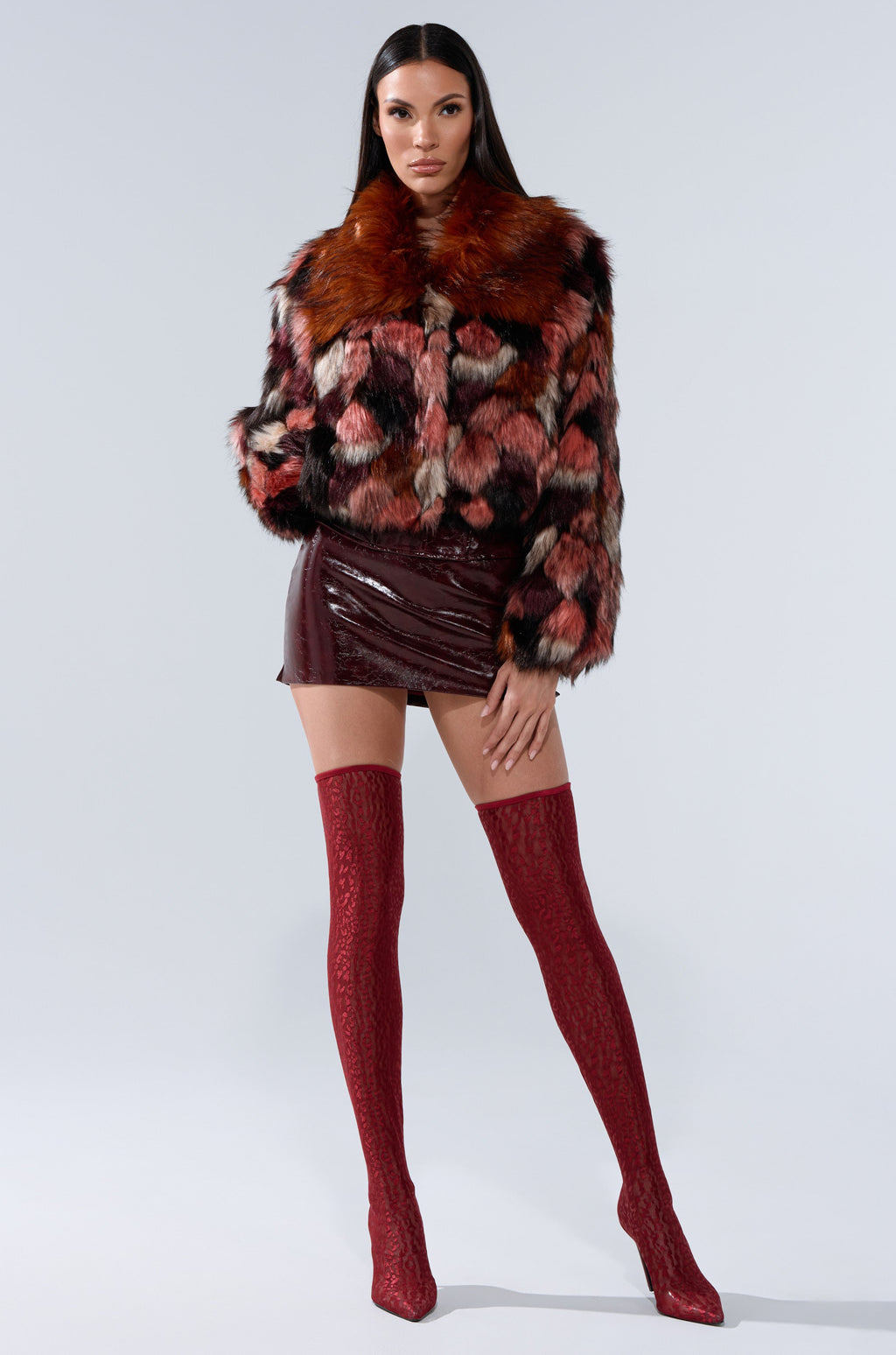 DELTA FAUX FUR COAT