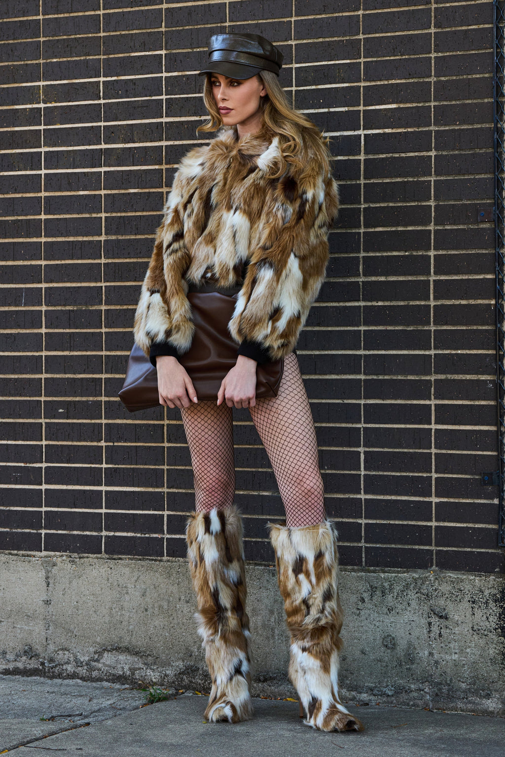 FENNEC FAUX FUR BOMBER