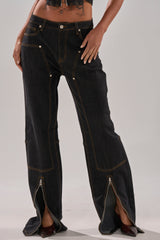 HARDEST TO LOVE WIDE LEG DENIM