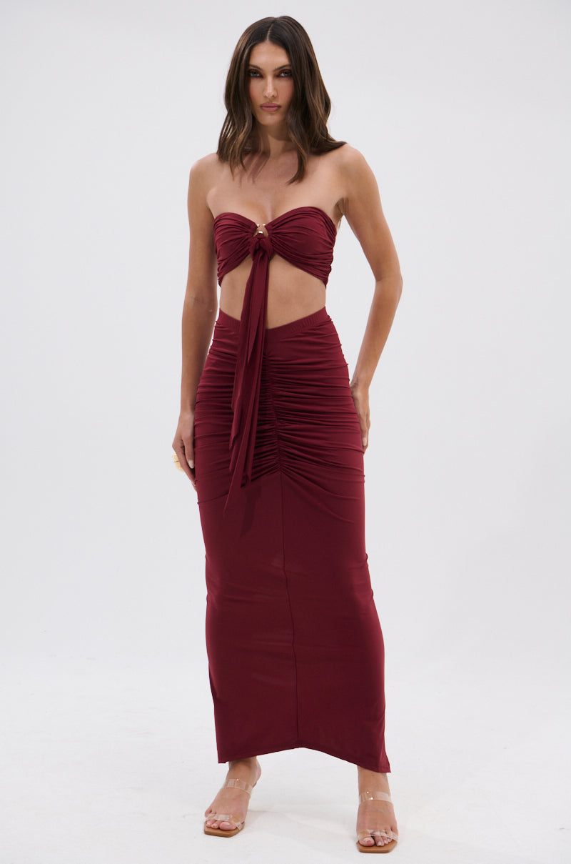 SEXY RUCHED BANDEAU TOP