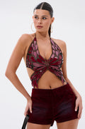 BUTTERFLY EFFECT IN OXBLOOD
