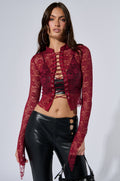 BREE STRETCH LACE BLOUSE