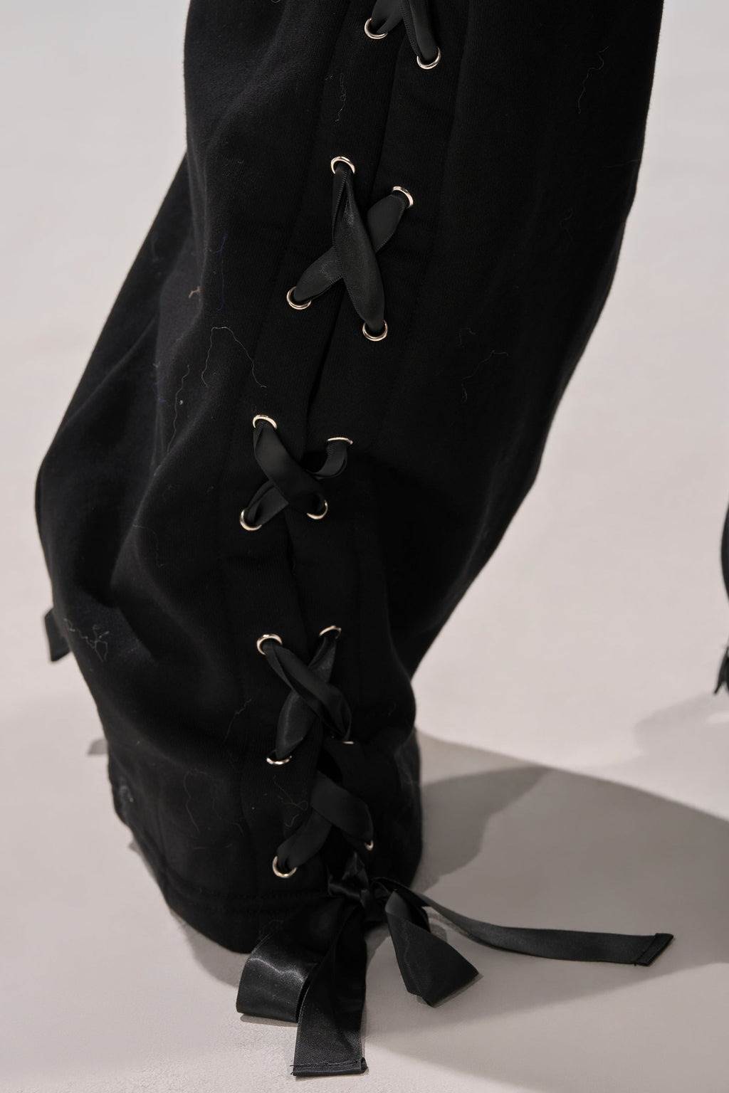 ALL LACED UP STRAIGHT-LEG SWEATPANTS