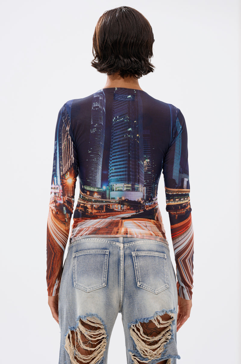 CITY LOVER MESH LONG SLEEVE