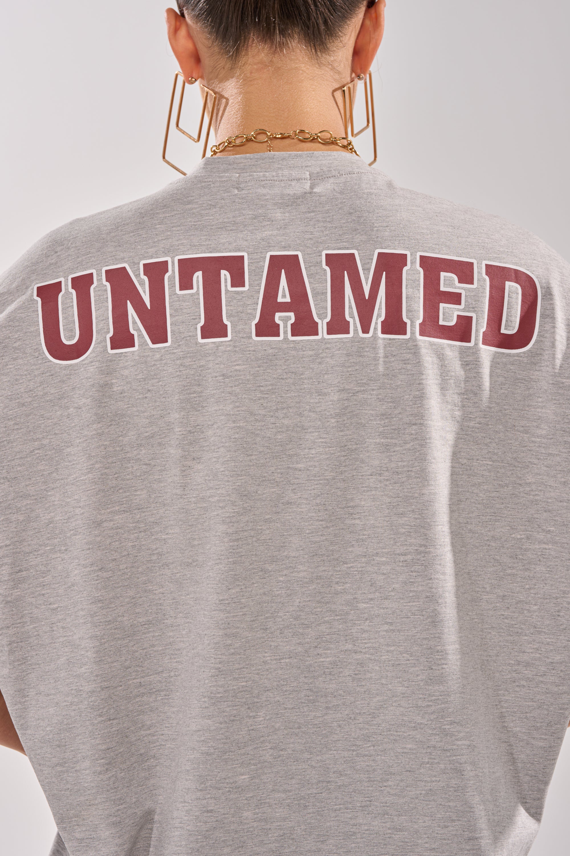 DISTRESSED FOR LIFE OVERSIZED TEE