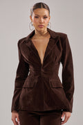 RAE VELVET DENIM BLAZER