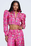 JULES BROCADE BOMBER