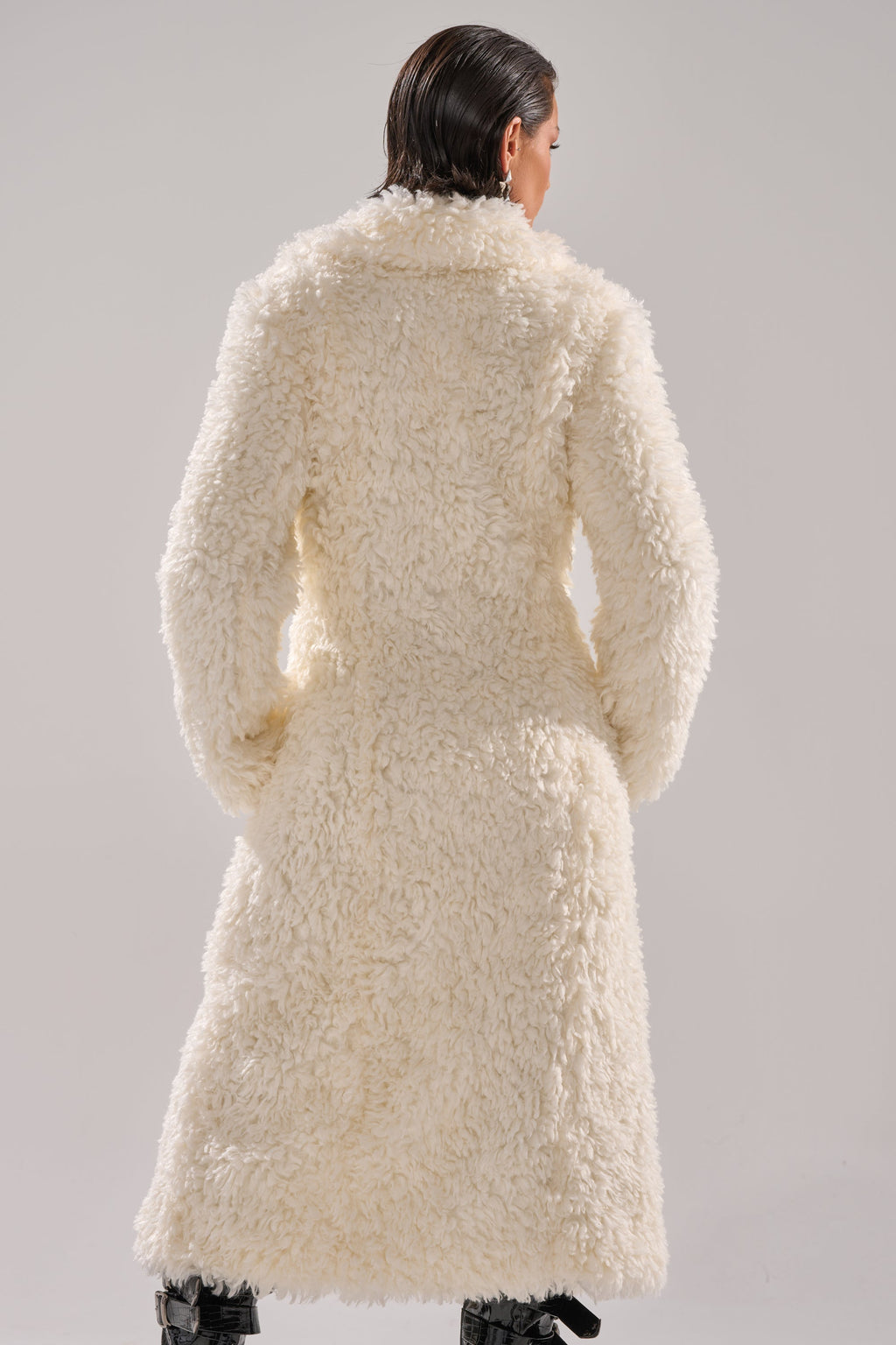 BUY ME ROSES CORSETED FUR COAT