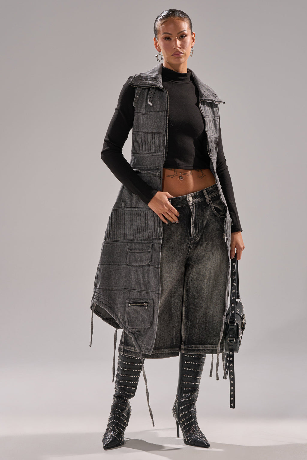 KEEP YOU WAITING DENIM VEST