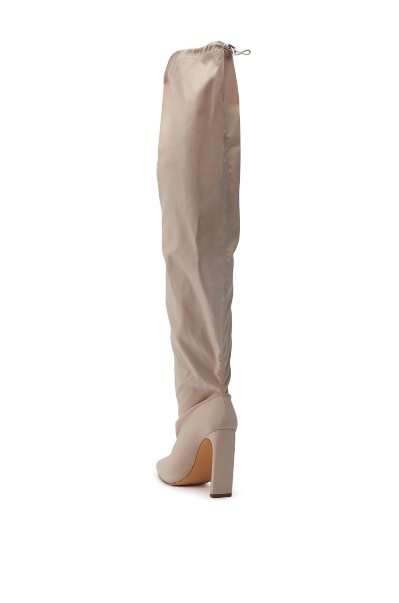 MONTAGE BEIGE STILETTO BOOT