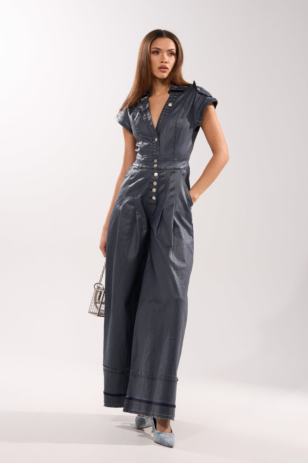 RONNIE DENIM JUMPSUIT