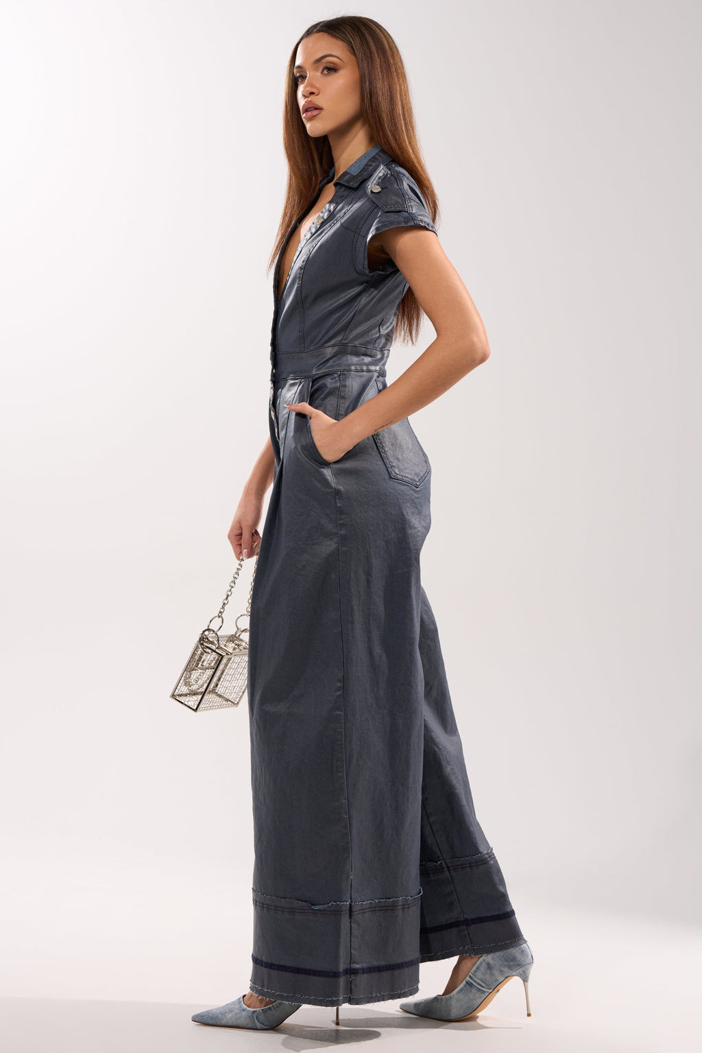 RONNIE DENIM JUMPSUIT