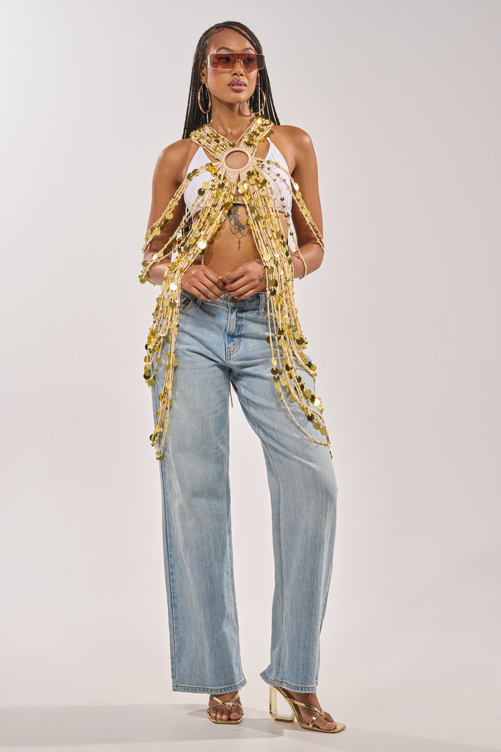 SHAKE IT GIRL CROCHET TOP