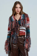 SHAGGY KNIT CARDIGAN
