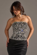 QUEEN OF THE NIGHT RHINESTONE CORSET