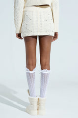 SNOW BUNNY MINI SKIRT