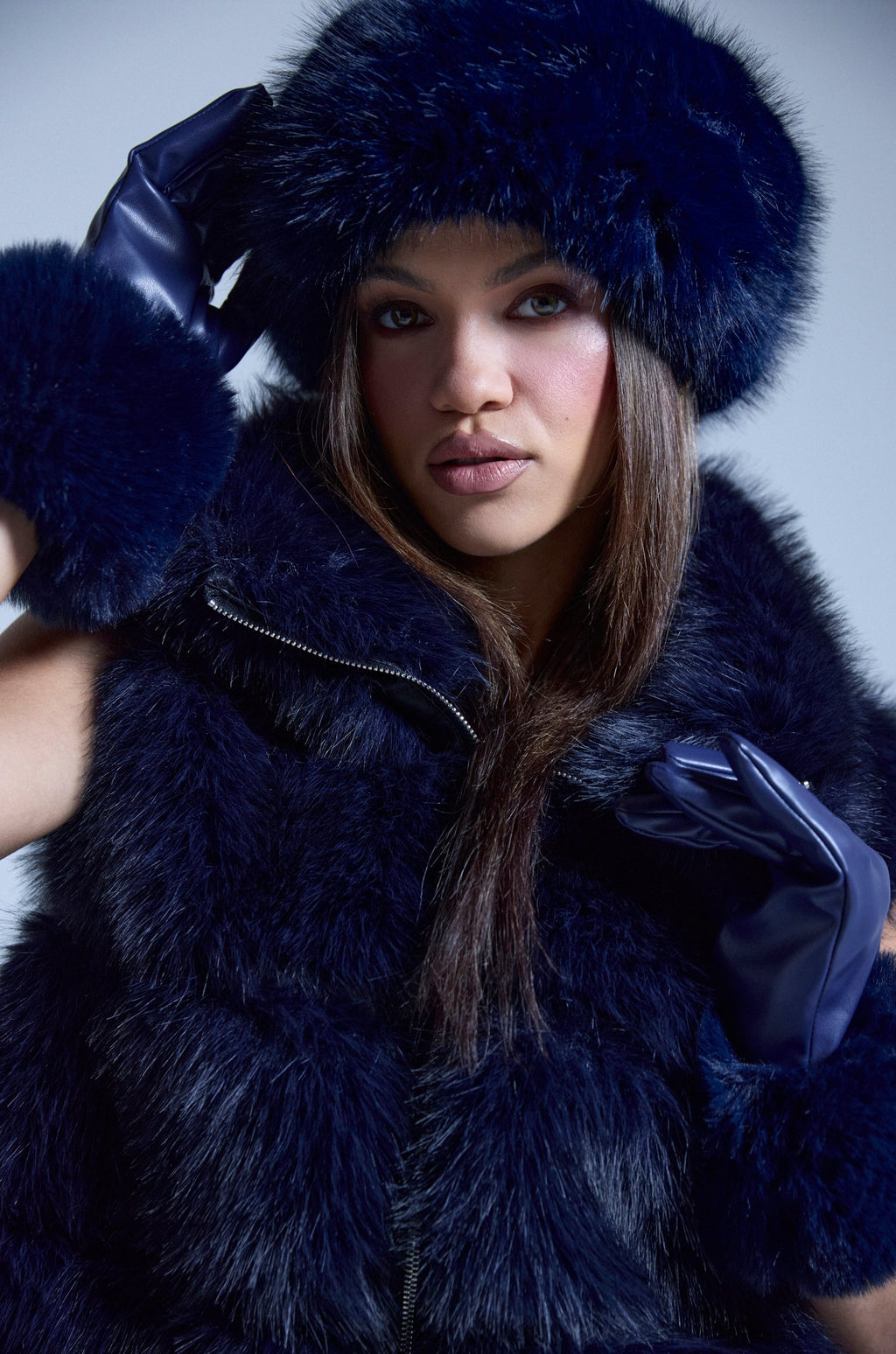 TOO CHIC FAUX FUR GLOVES