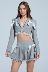 MARLEY LACE TRIM BLAZER