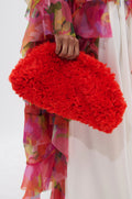 RUFFLED UP CLUTCH