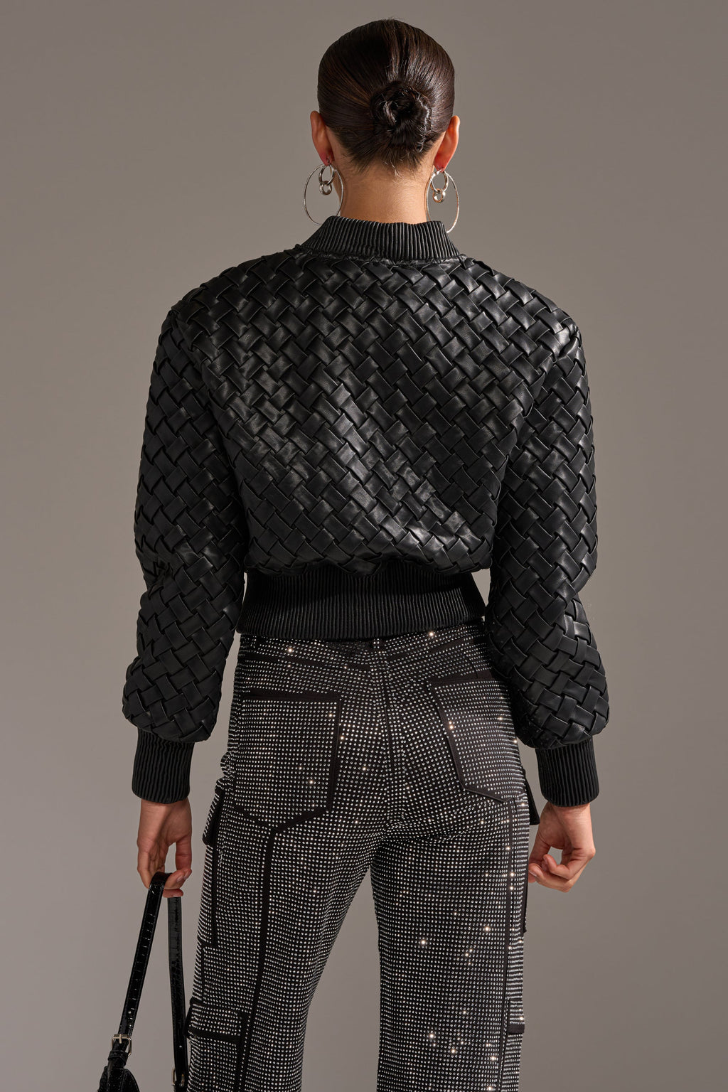 WICKER PARK WOVEN BOMBER