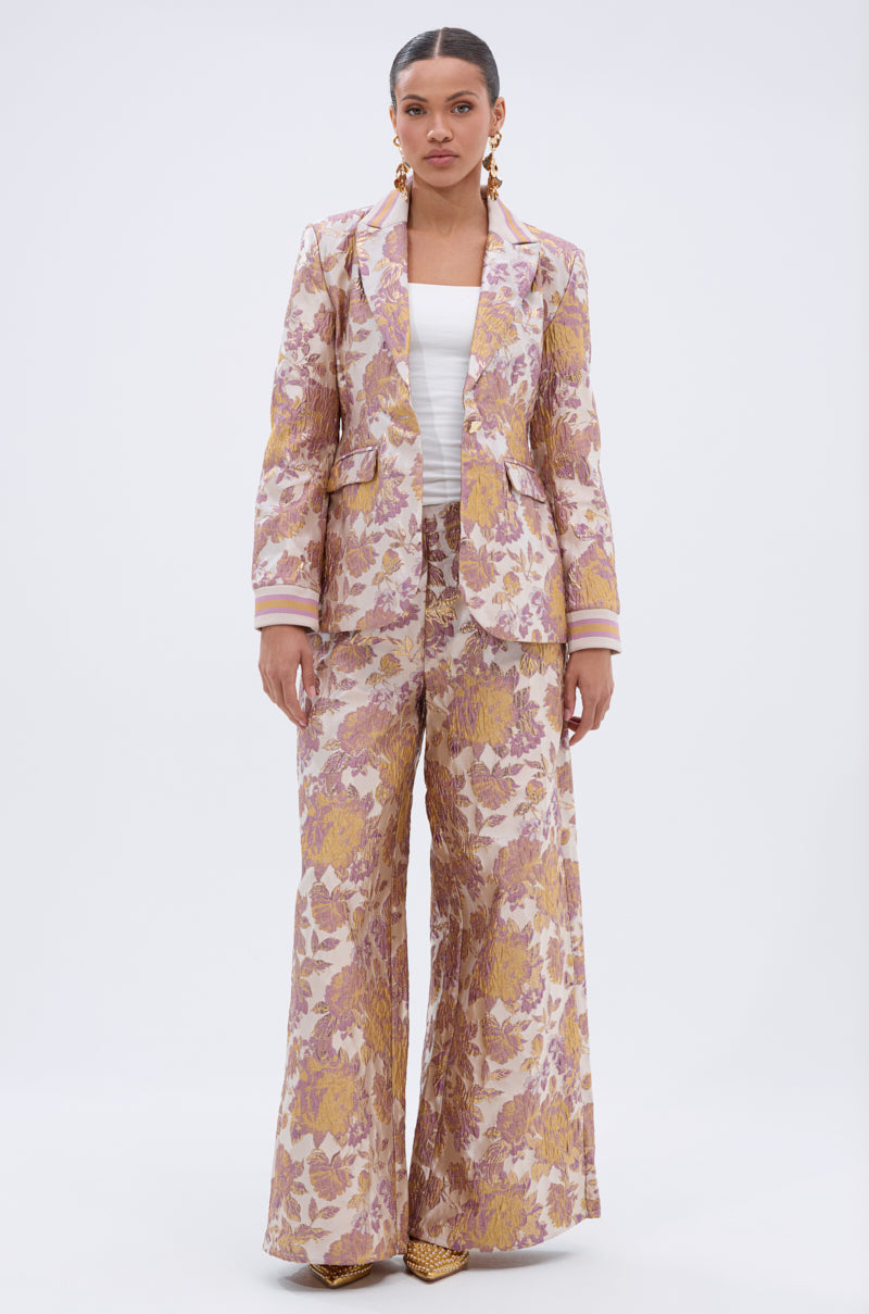 SLOW MOTION BROCADE TROUSER