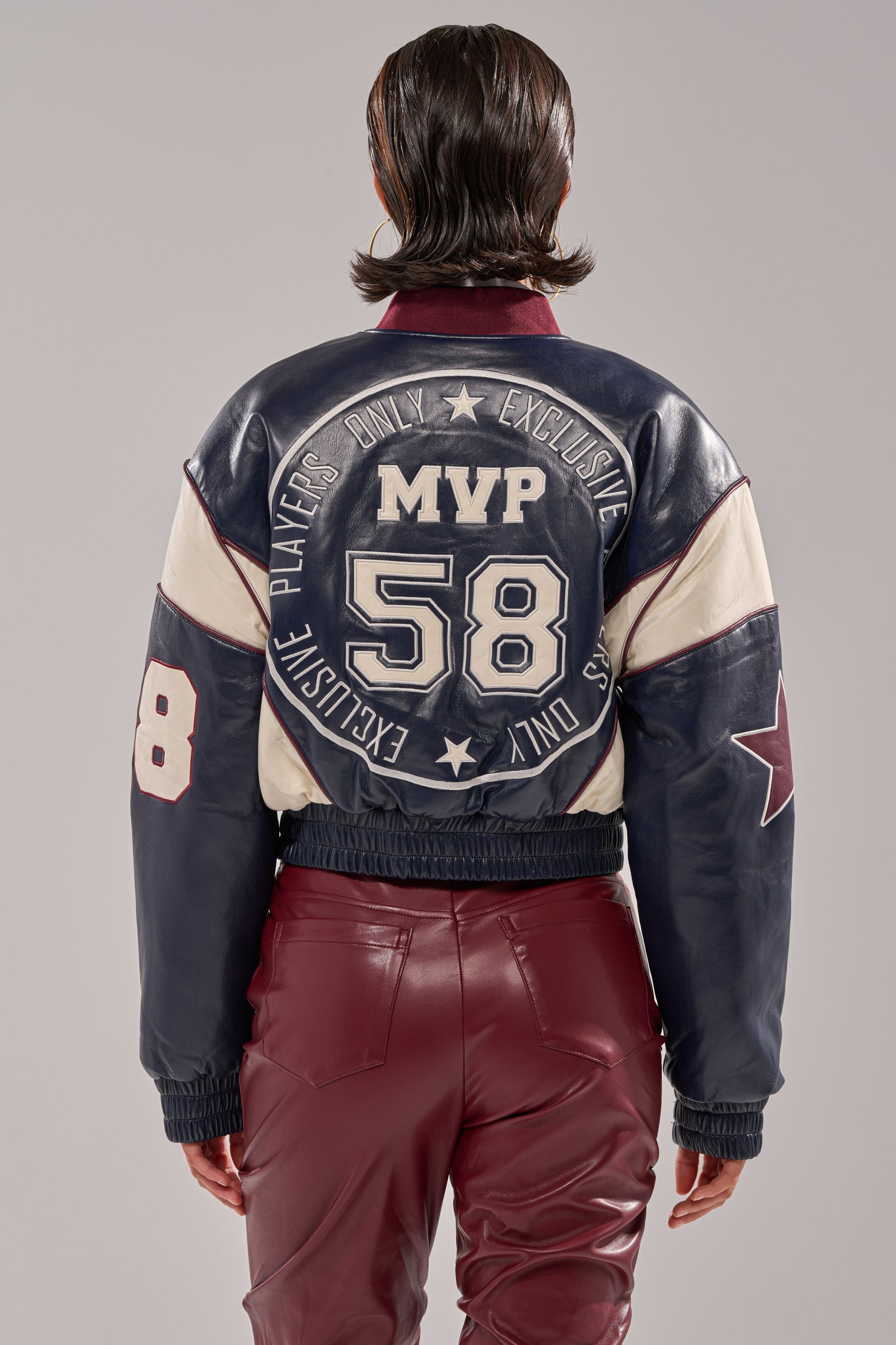 BUTTER LUXE VARSITY BOMBER