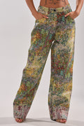 DEEP IN THE SEA BROCADE TROUSER