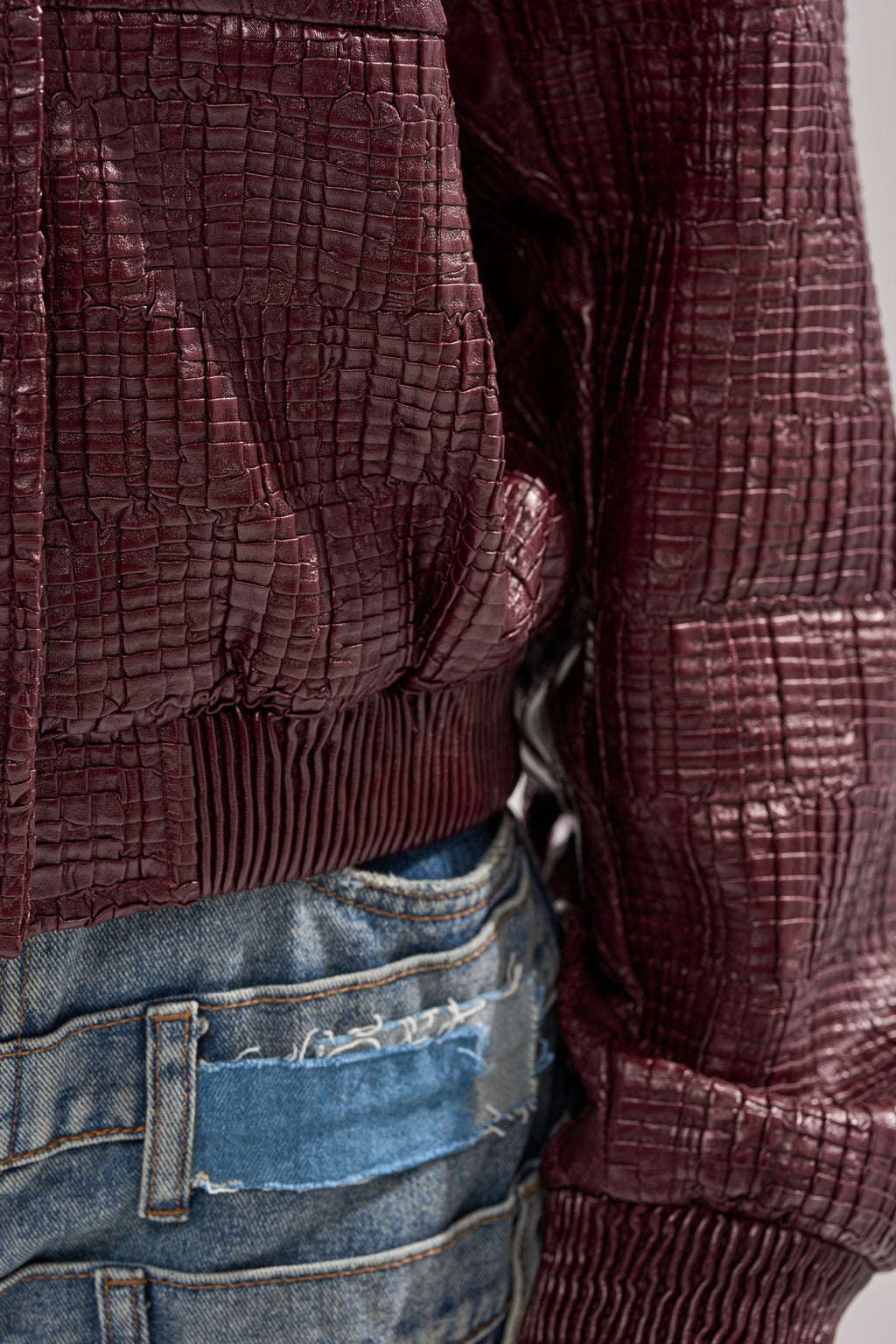 CHARLI PATCHWORK BOMBER