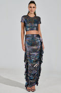 ZEON FITTED MAXI SKIRT