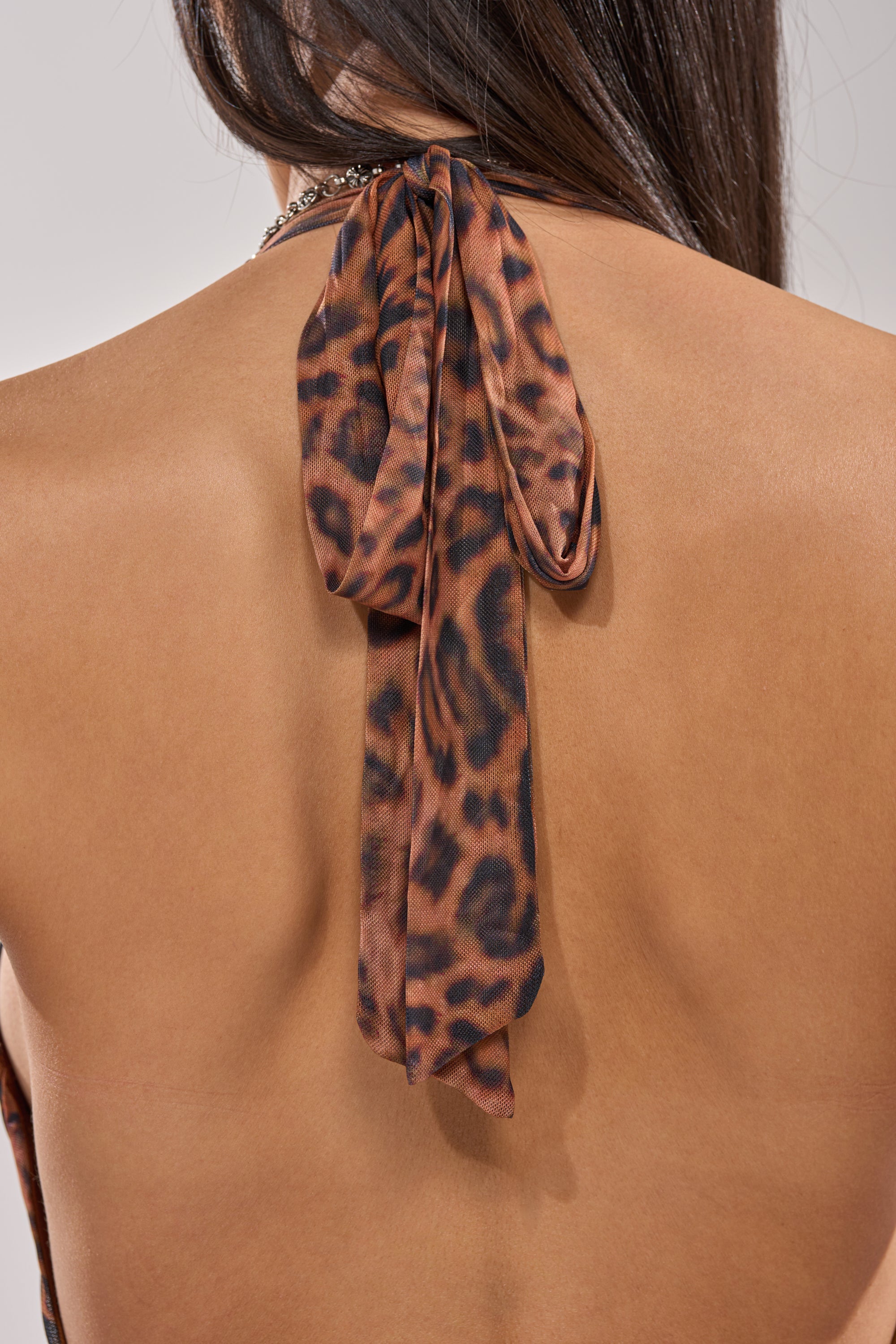 WALK ON THE WILD SIDE LEOPARD PRINT MIDI DRESS