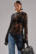 ASYMMETRICAL KNIT SWEATER