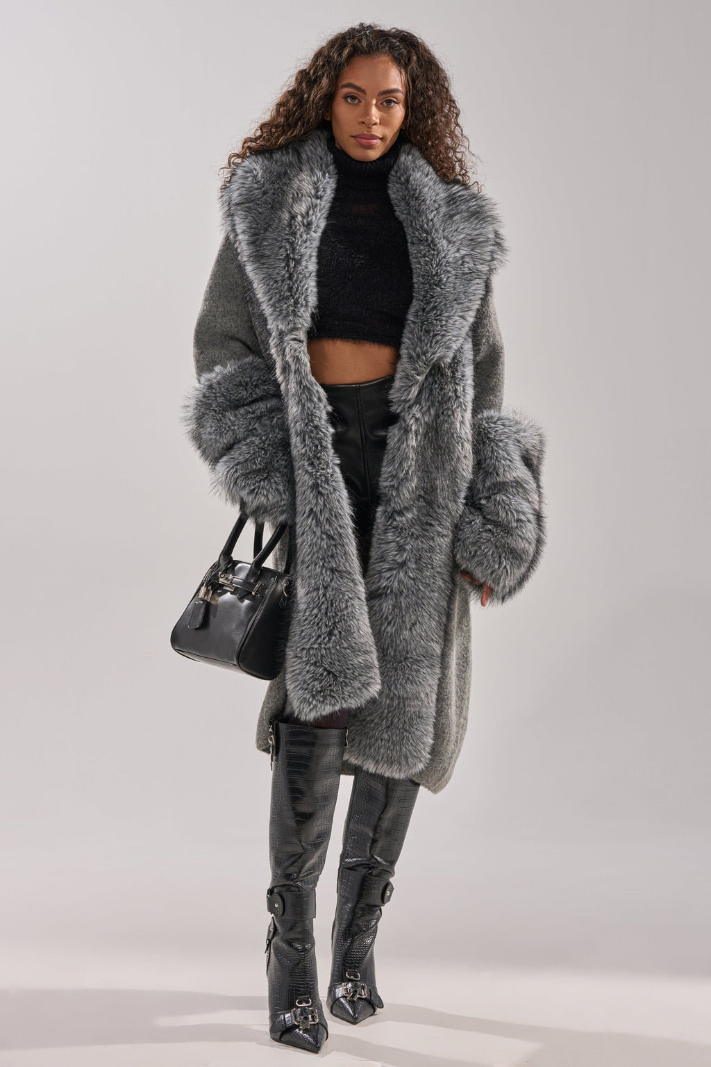RICH FLEX LONG CARDIGAN