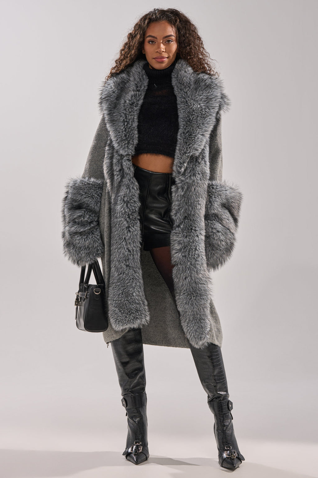 RICH FLEX LONG CARDIGAN