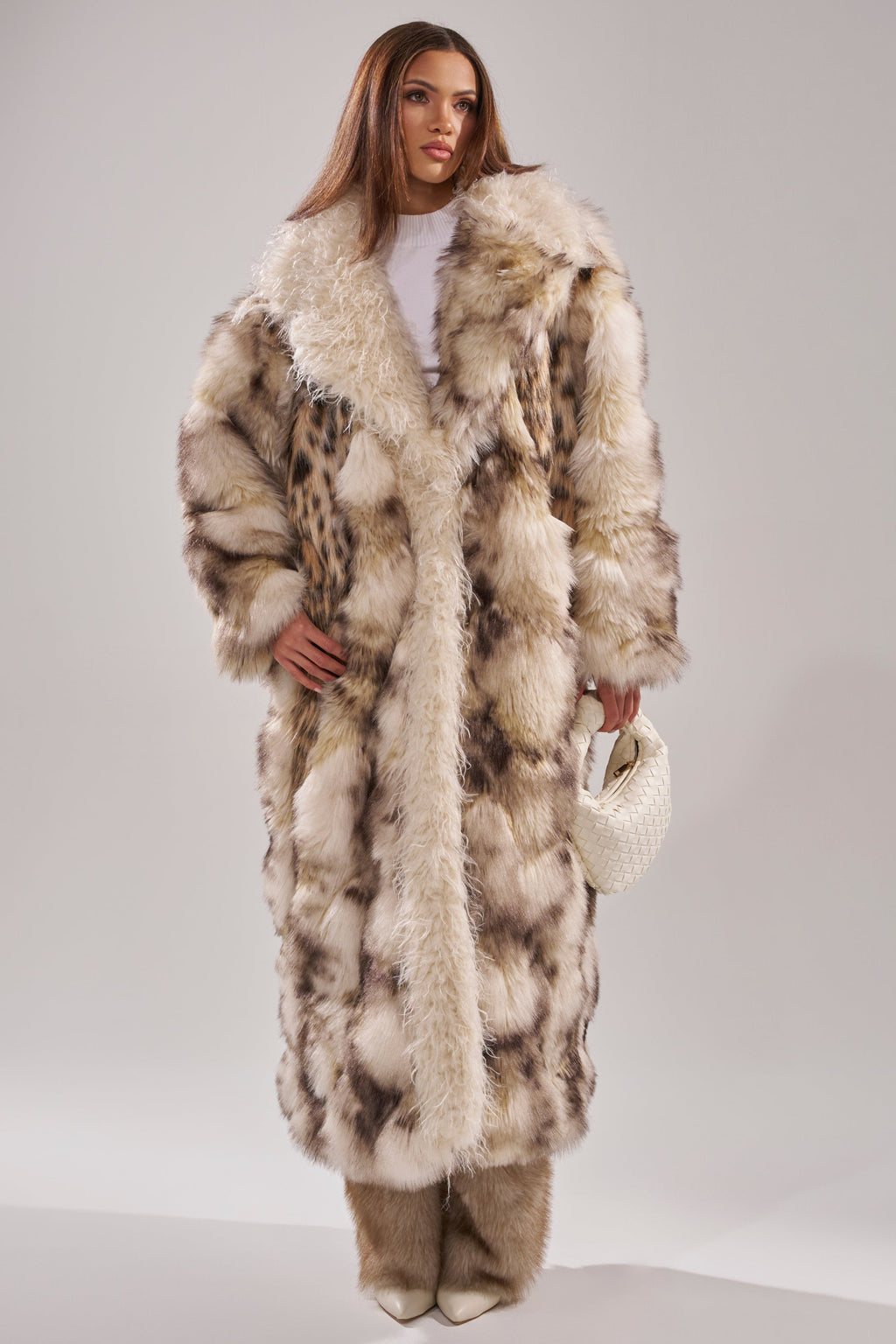 PARK AVENUE PATCHWORK FAUX FUR