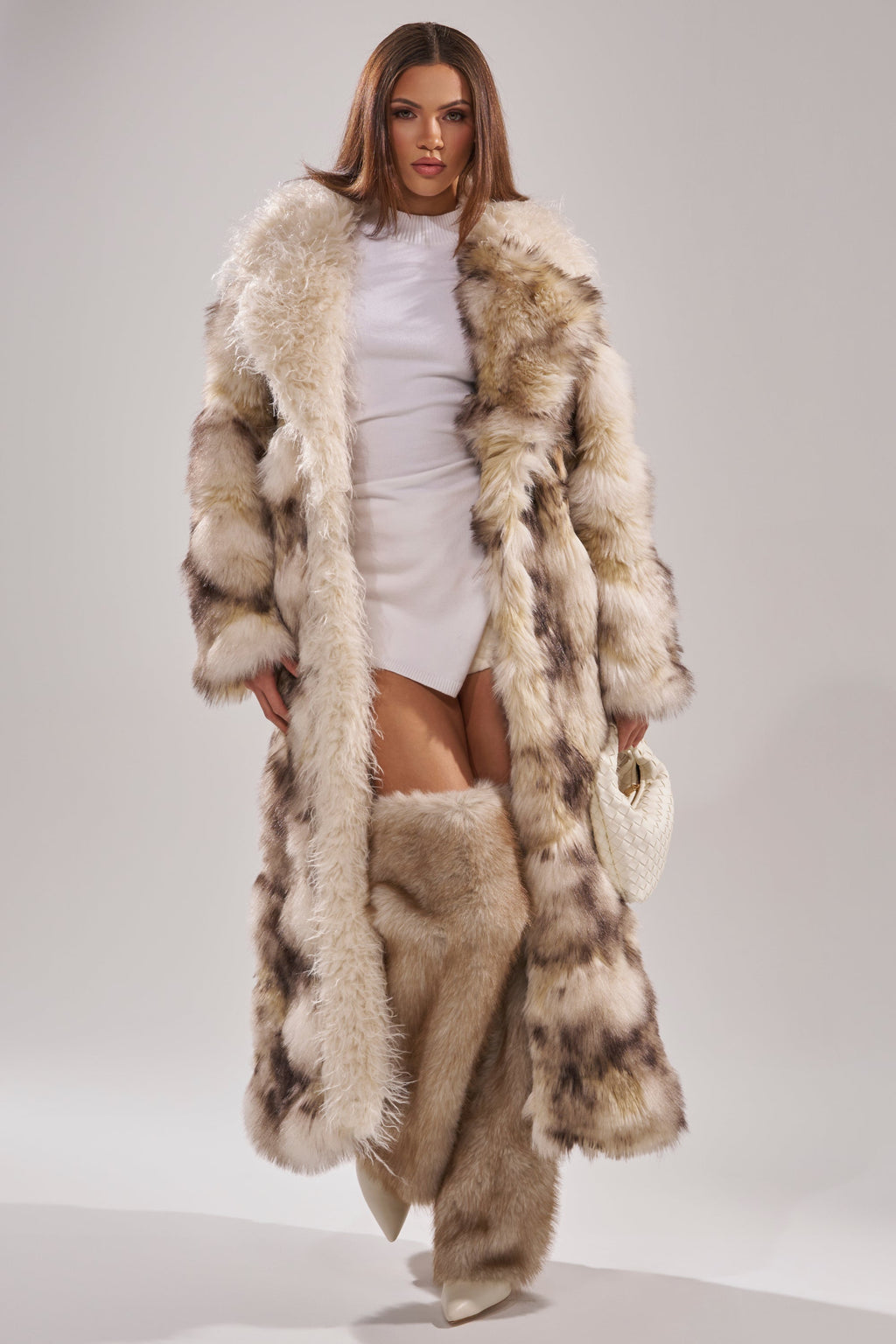 PARK AVENUE PATCHWORK FAUX FUR