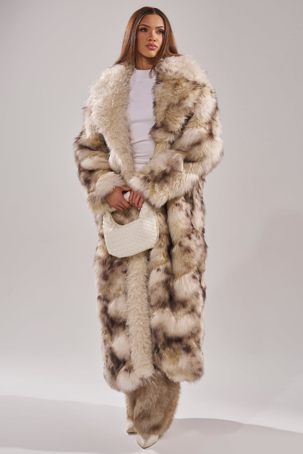PARK AVENUE PATCHWORK FAUX FUR