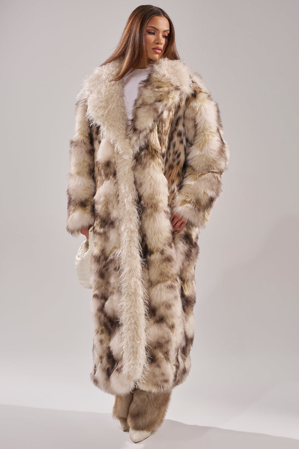 PARK AVENUE PATCHWORK FAUX FUR