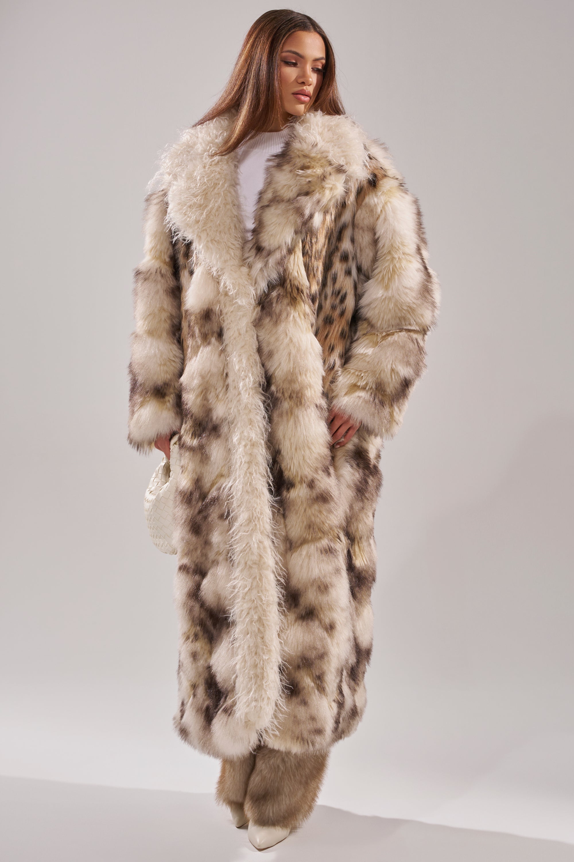 PARK AVENUE PATCHWORK FAUX FUR