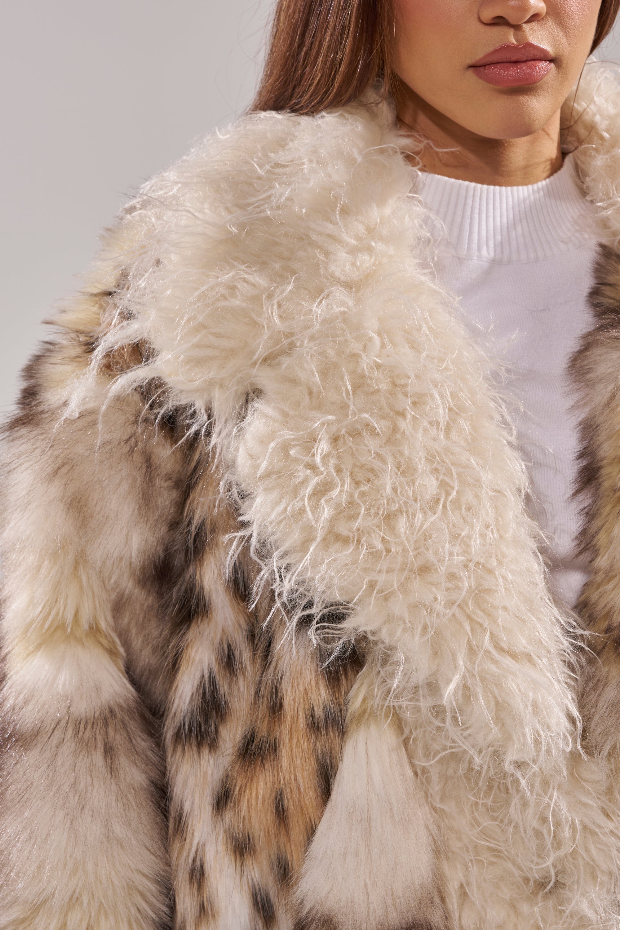 PARK AVENUE PATCHWORK FAUX FUR