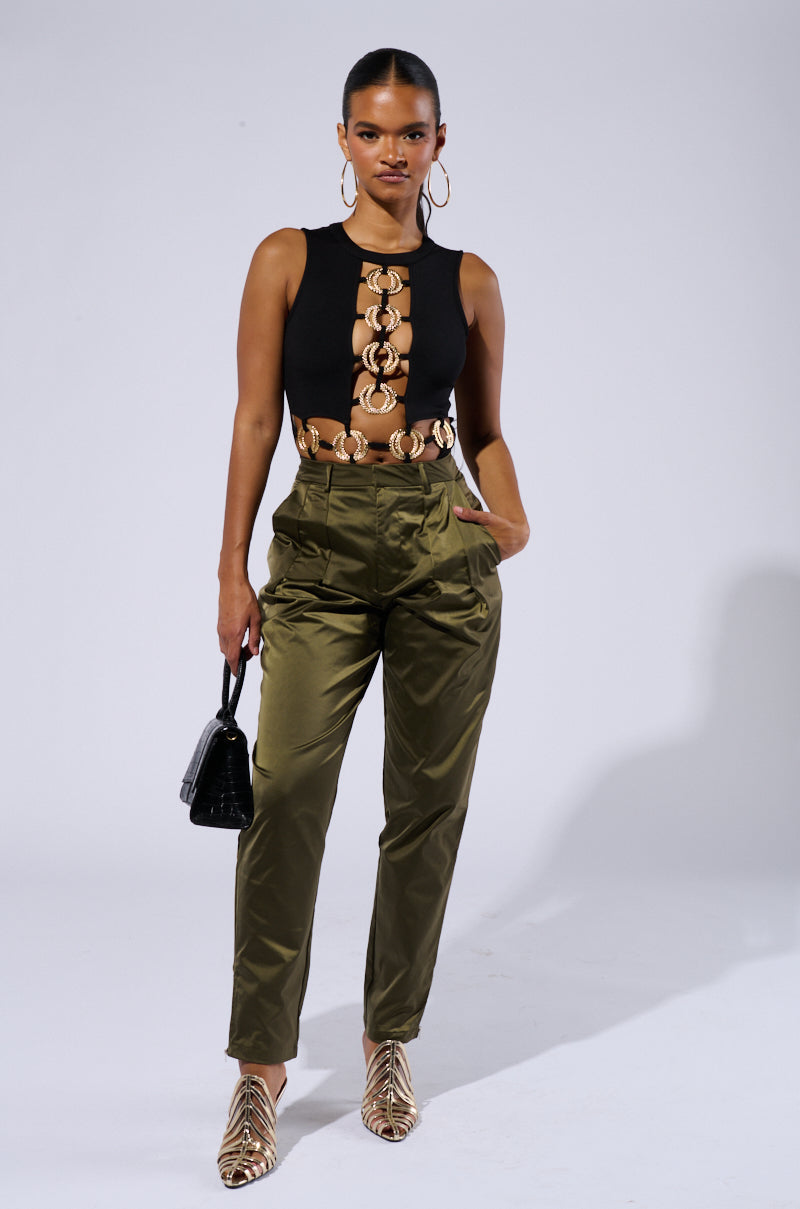 BRING IT ON CUT OUT BODYSUIT