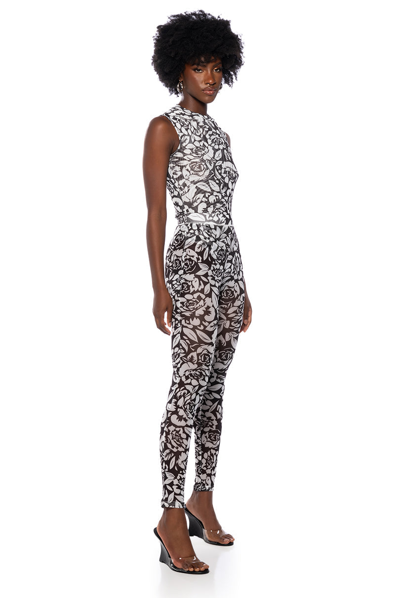 A LUXURIOUS DAY MESGH LEGGING