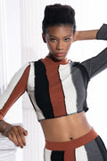 ALL DAY CONTRAST TRIM TURTLENECK TEE